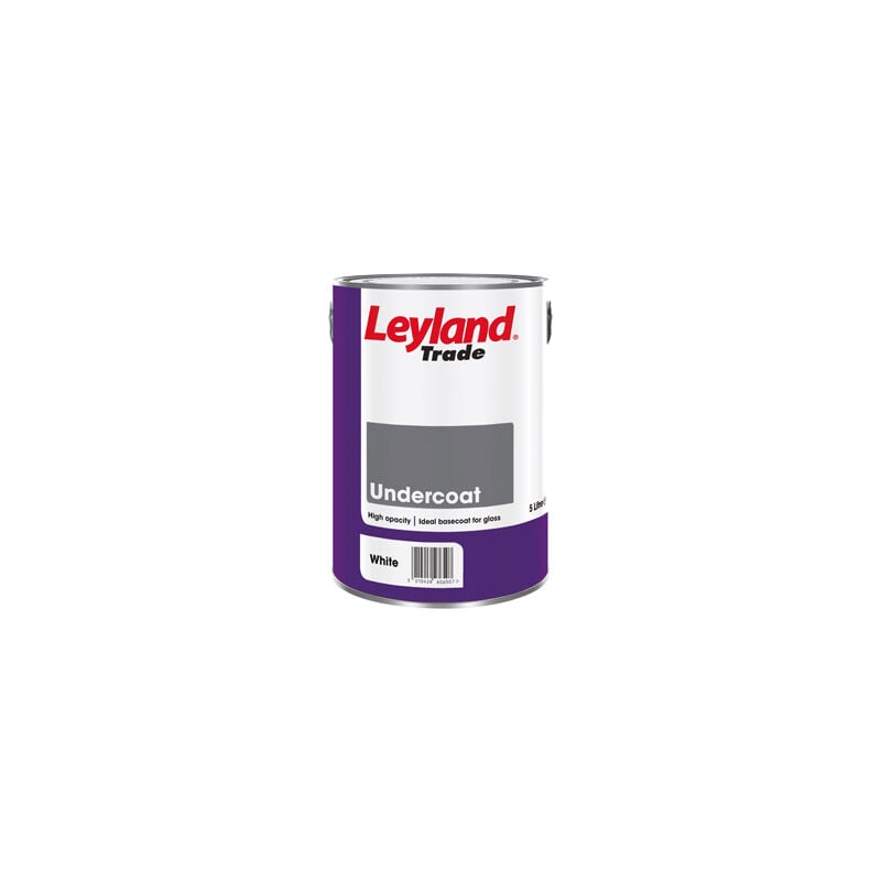 Leyland - Trade Undercoat Paint - White - 5L - White