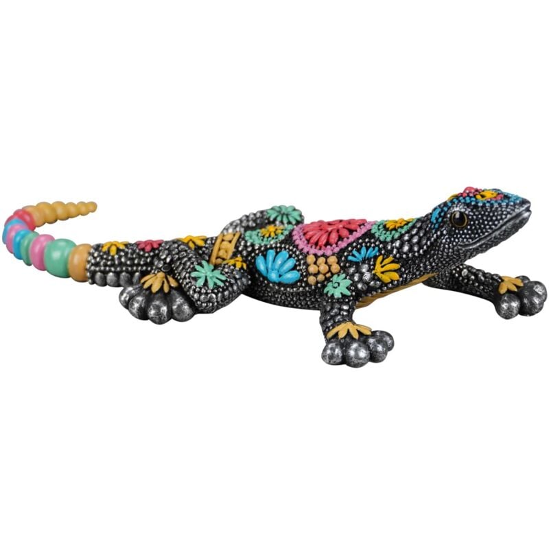 Figurine de Lézard Décorative en Résine pour Jardin et Maison - Accessoire Ethnique pour Décoration Intérieure et Extérieure