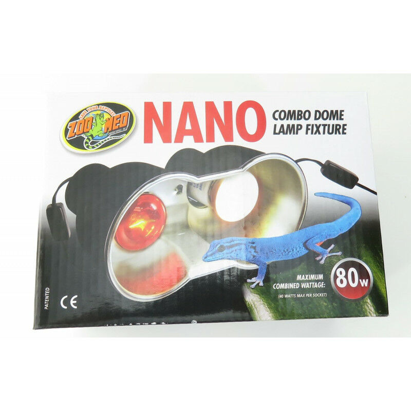 

lF-36E porta-lámparas doble de cúpula nano de 80 w máximo total para el terrario