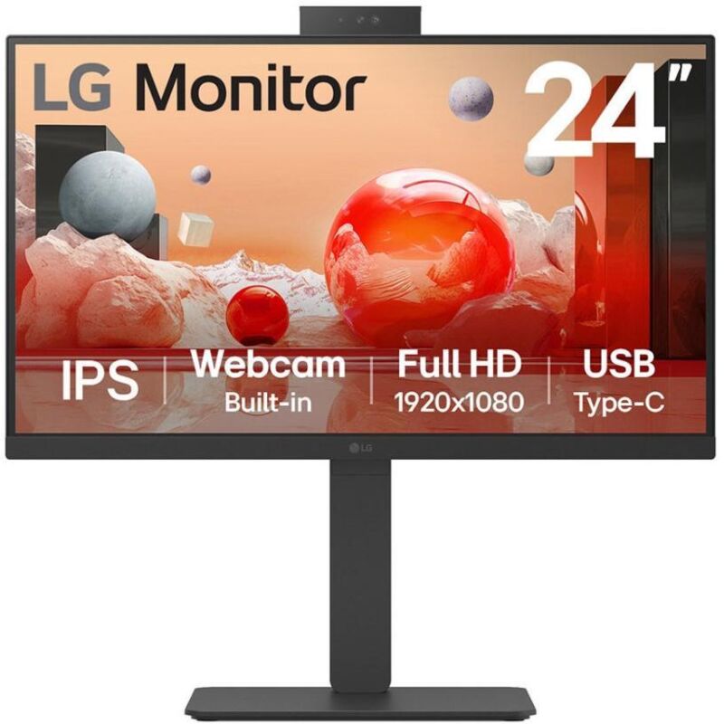 LG - 24BA850-B Monitor pc 60,5 cm (23,8') 1920 x 1080 Pixel Full hd Nero