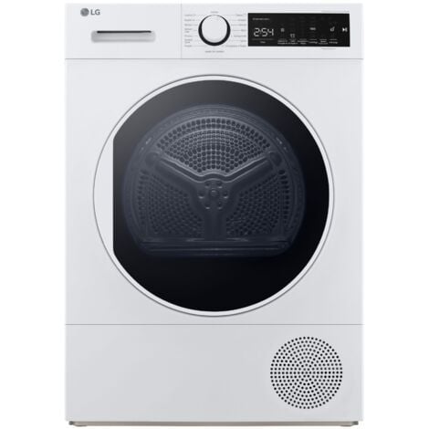 LG Asciugatrice RH80M3AV6R Capacità 8Kg, Classe A++, Tecnologia a Pompa di Calore. Posizionamento dell'apparecchio: Libera installazione, Tipo di carica: Caricamento frontale, Sistema d... - LGRH80M3A