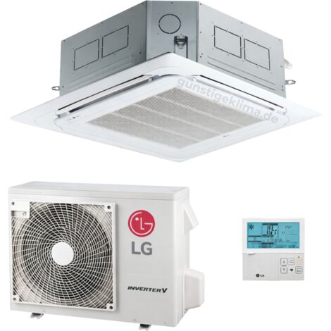 LG Compact 4-Wege-Kassetten-Klimaanlage A++/A+ 24000 BTU / 7.0 kW Inverter (CT24F NB0 + UUB1.UL0)