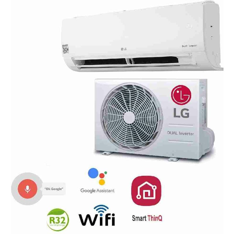 Climatiseur réversible Mono-split LG DualCool Onduleur / Inverter Libero Smart S12ET 12000 BTU A++/A+