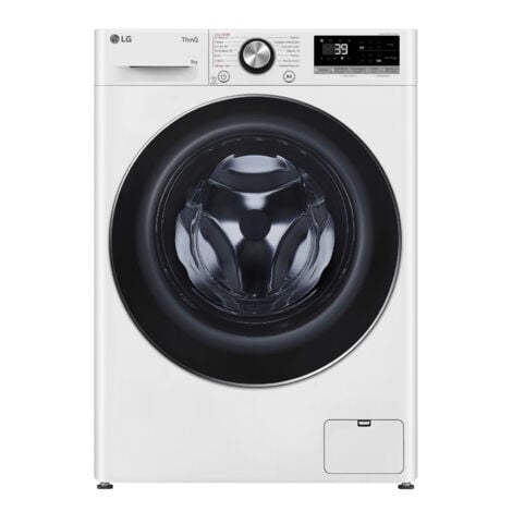 Lg F2R7S09TSWC Lavatrice 9kg AI DD Classe A 1200 giri TurboWash Vapore Wi-Fi Bianco