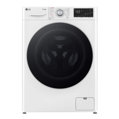 LG F4R3711NSWS Lavatrice 11kg AI DD, Classe A-10%, 1400 giri, Autodosaggio,Wi-Fi. Tipo di carica: Caricamento frontale. Capacità cestello: 11 kg, Classe di efficienza della centrifuga:... - F4R3711NSS