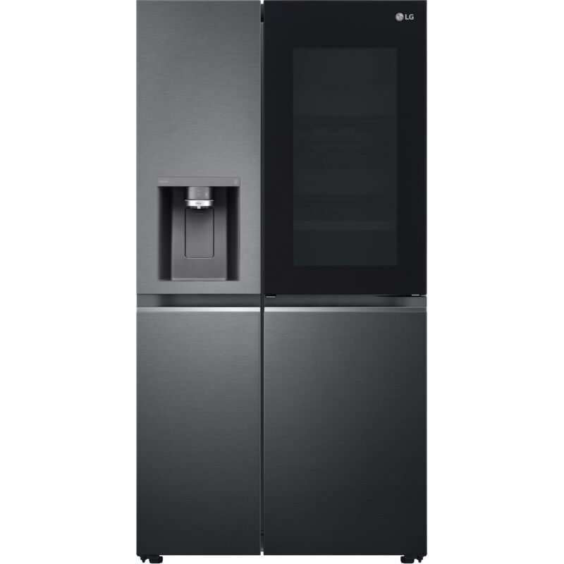 LG InstaView GSXV91MCAE frigo américain Pose libre 635 L Noir