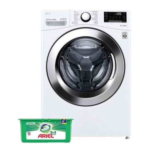 Meuble machine à laver noir mat ARIEL 190 x 64 x 25 cm avec