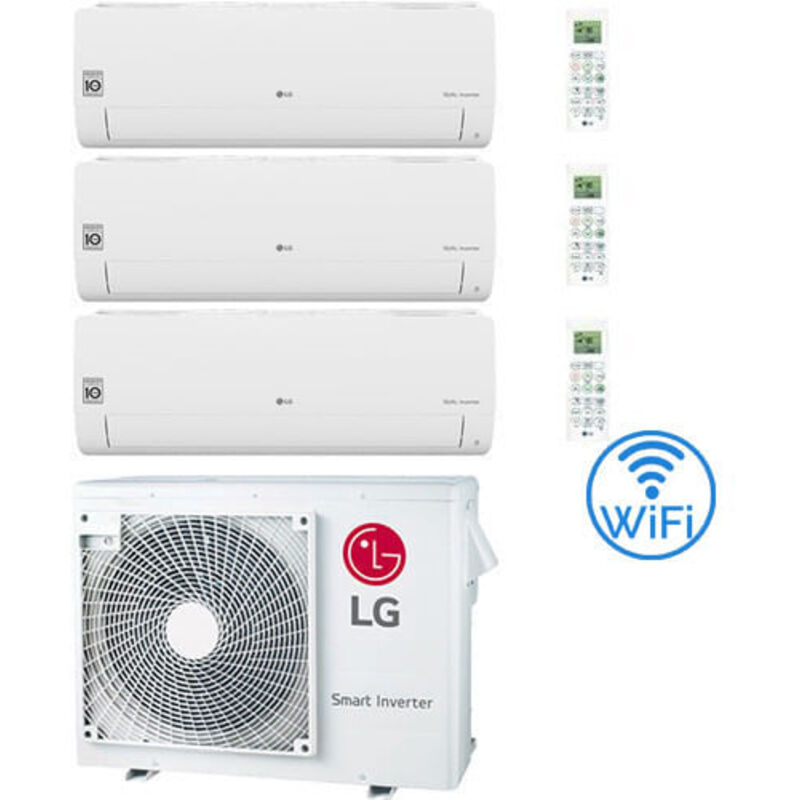 Libero Smart R32 Wifi Trial Split Climatiseur à double onduleur 7000 + 9000 + 12000 btu avec eu. MU3R19 nouveau Classe a+++/a++ - LG