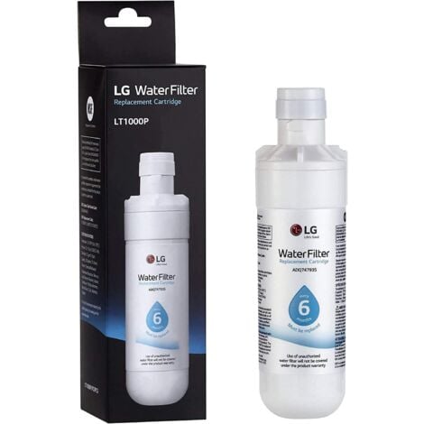 MIMIY LG LT1000P - Filtre à eau de remplacement pour réfrigérateur de capacité 6 mois / 200 gallons (NSF42, NSF53 et NSF401) ADQ74793501, ADQ75795105 ou AGF80300704, blanc