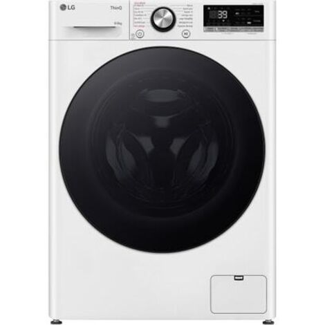 LG – Machine à laver avec sèche linge F964R76WRST – Charge avant – Capacité 6 kg – Vitesse d'essorage 1400 tr/min – Classe énergétique A