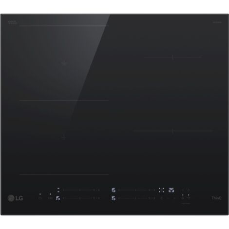 LG Piano Cottura Induzione 4 Fuochi Zona Flex Wifi Nero 60Cm