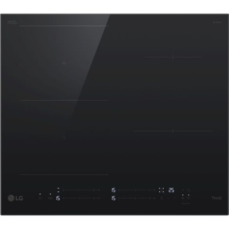 LG Piano Cottura Induzione 4 Fuochi Zona Flex Wifi Nero 60Cm