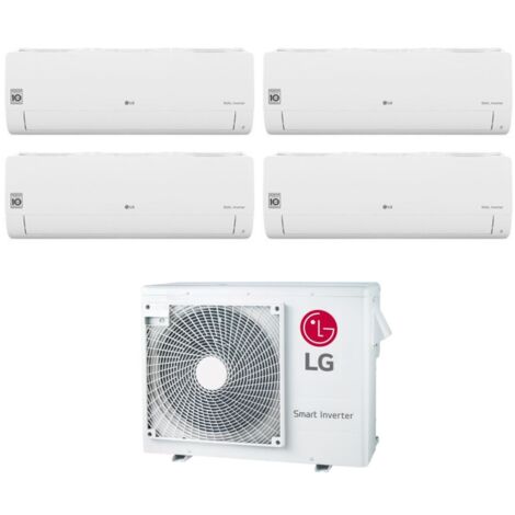 LG Quadri Split Inverter Aire Acondicionado Libero Smart Series 7+7+18 con MU4R27 U40 R-32 Wi-Fi Integrado 7000+7000+18000 - Nuevo