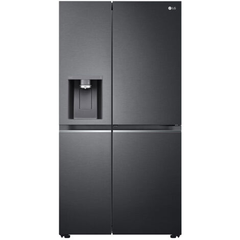 LG – Réfrigérateur américain 635L – 2 portes – Congélateur latéral – Classe E – Consommation 350 kWh/an – Capacité de congélation 12 kg/24h
