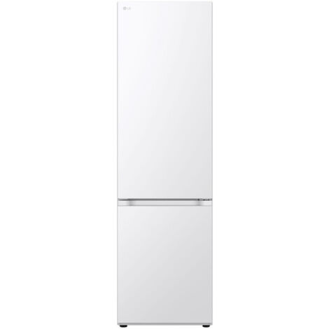 LG – Réfrigérateur combiné 387 litres – 2 portes – Froid ventilé – Classe D – Total NoFrost – 35 dB – 3 clayettes en verre – Pose libre - GBV3200DSW