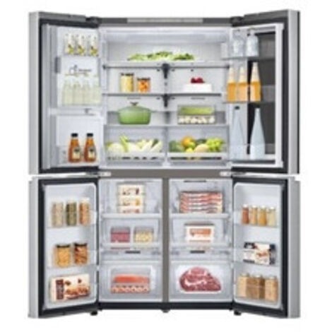 LG – Réfrigérateur multi-portes 638L – 364L réfrigérateur et 274L congélateur – Froid ventilé – Classe E – 40 dB – 4 clayettes – Pose libre - GMG960MBJE