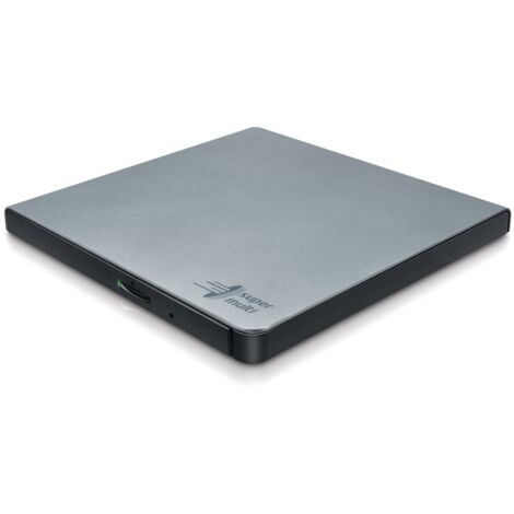 LG Slim DVD-Brenner GP57ES40, 24x, USB, portable, schwarz-silber