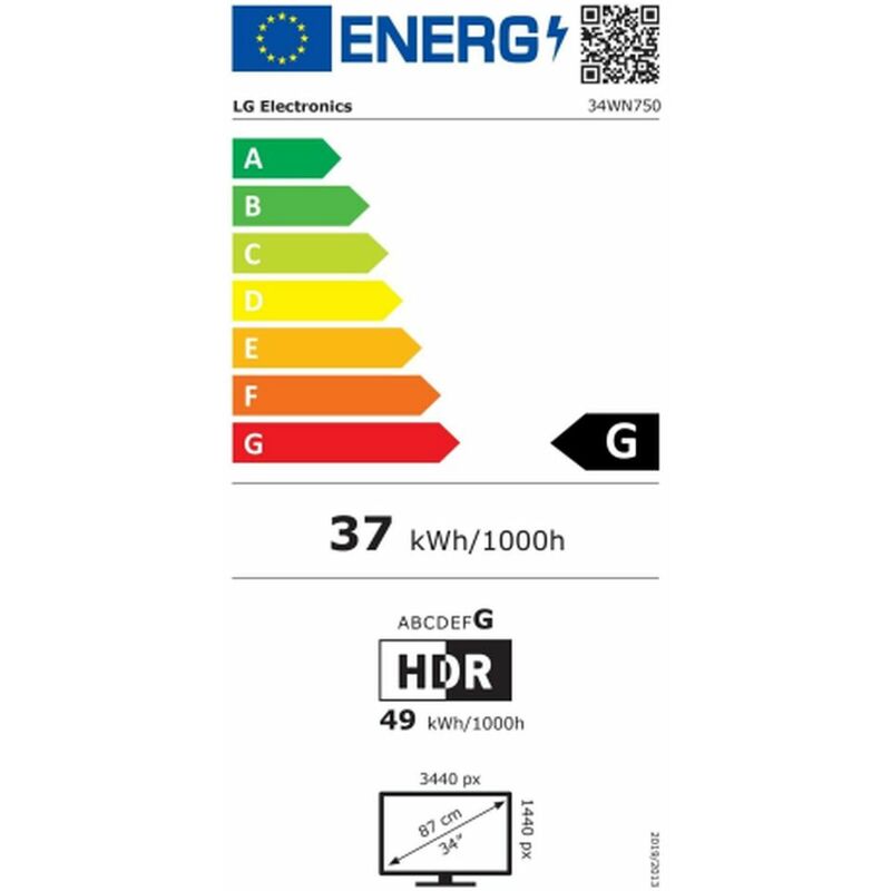 

Monitor LED 34WN750-B 34' - LG