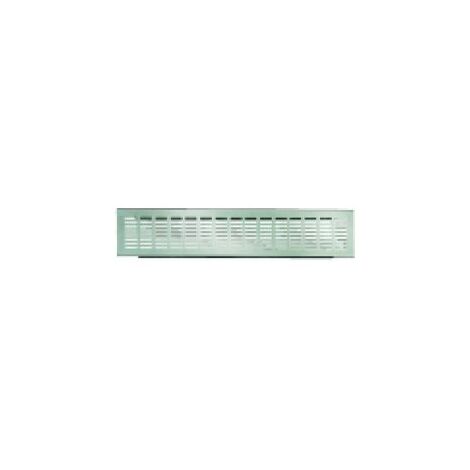 LGrille aération 400x800 51 5840,Alu F1+9016blanc