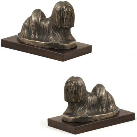 Lhasa Apso - statuetta di cane, statuetta da ufficio, trofeo per una mostra canina di Art-Dog