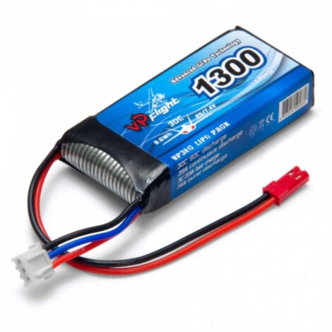 Li-Po 2S 7,4 V 30C 1.300 mAh, connettore JST-RCY (BEC) Vapex