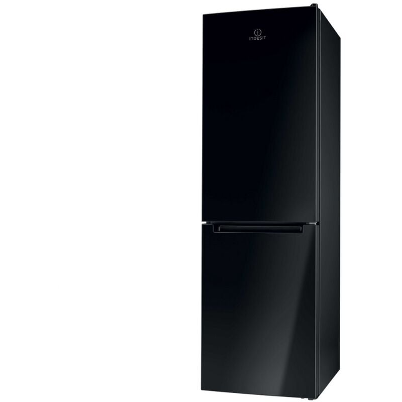 Indesit - frigorífico combinado 60cm 339l estático negro - LI8S1EK