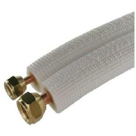 Liaison frigorifique 1/4 3/8 3 ml - Bi tube isolé