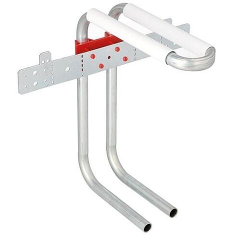 Liaison murale avec raccord radiateur Tube acier C 15x1,2 mm, H 280 mm Forme sans isolation