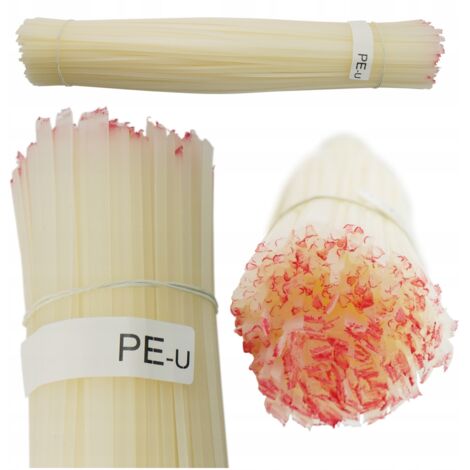 LIAISON PLASTIQUE pour réparation de plastiques PEU PE-U PE+U 1 kg bandes triangulaires