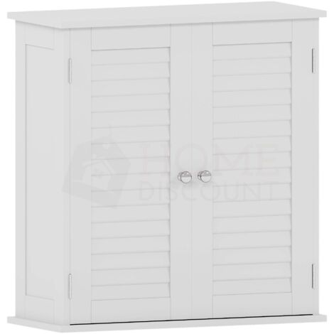Liano 2 Tür Badezimmer Schrank Wandhängend, Weiß