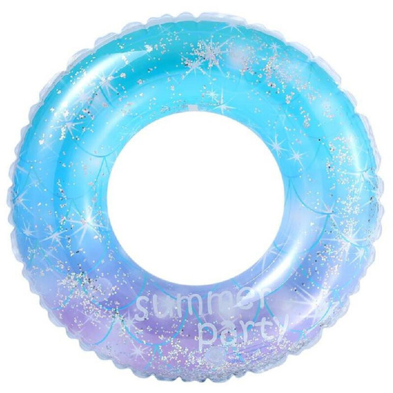 Trade Shop - Salvagente Ciambella Nuoto Gonfiabile Per Bambini Galleggiante Piscina 90Cm 15590 -