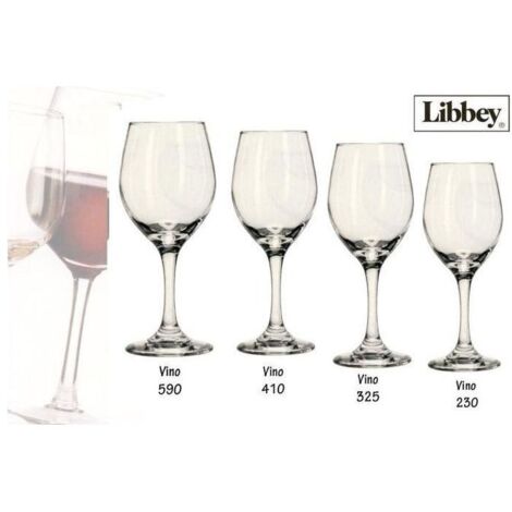 Libbey Perception calice vino vetro prodotto professionale 23,7 cl 12 pezzi