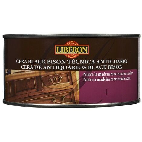 main image of "LIBERON 004089 - Cera pasta Black Bison color nogal 500 ml"