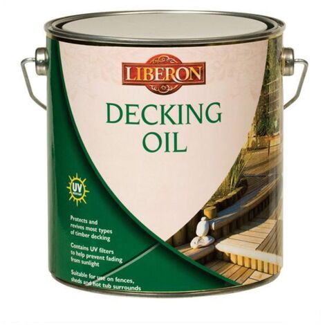 Liberon 069956 Decking Oil Medium Oak 2.5 litre LIBDOMO25L