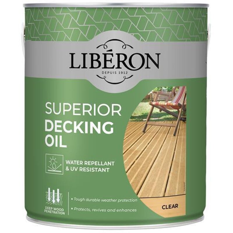 Liberon - 126103 Superior Decking Oil Clear 2.5 litre LIB126103