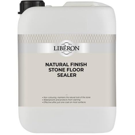 Liberon 126764 Natural Finish Stone Floor Sealer 5 litre LIBNFSFS5LN