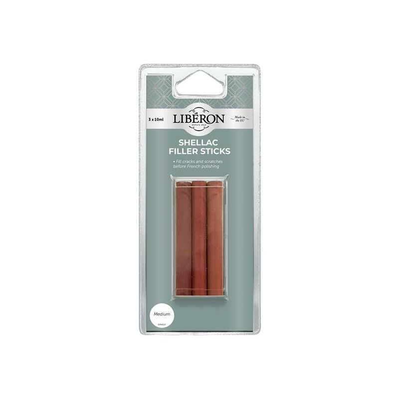 Liberon - Shellac Filler Sticks Medium (3 Pack) libsfsmn