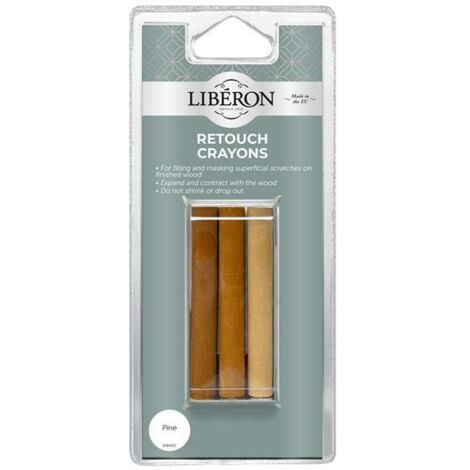 Liberon 126929 Retouch Crayons Pine 3 Pack LIBRCPN