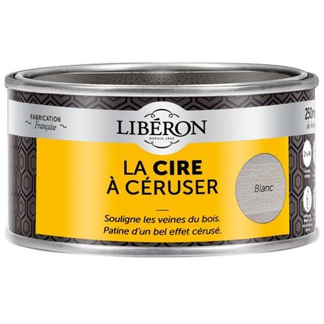 LIBERON - Cire blanche à ceruser - pâte - 250 mL