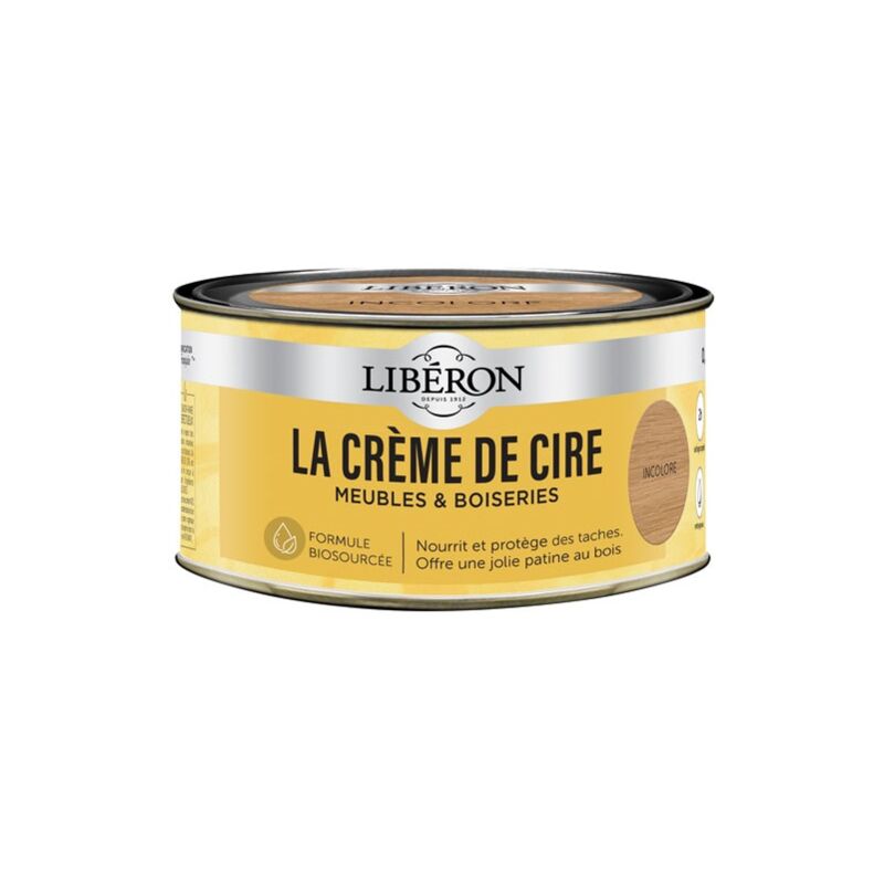 Liberon - Crème de cire pâte incolore 0.5 l