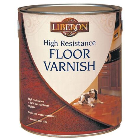 Liberon High Resistance Floor Varnish Clear Matt 2.5 litre