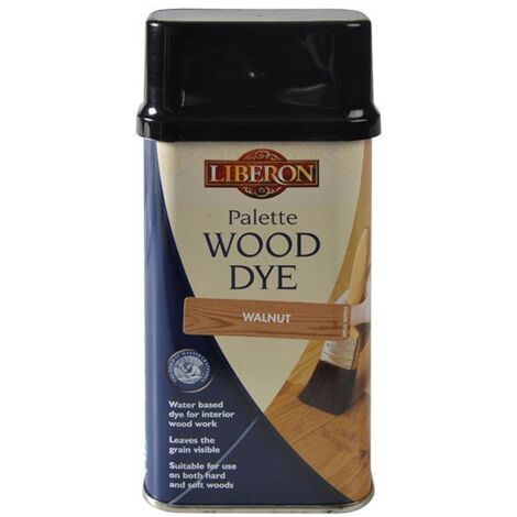Liberon Interior Floor and Woodwork Palette Wood Dye - Walnut - 250ml