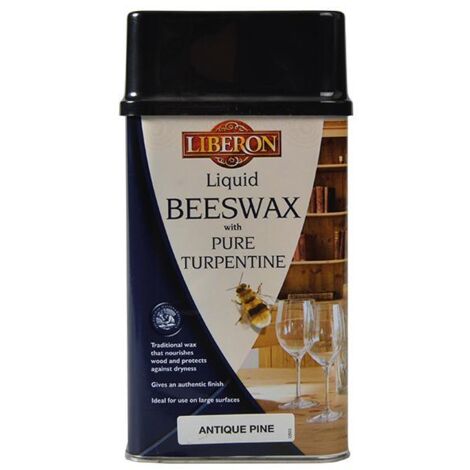 Liberon Liquid Beeswax with Pure Turpentine - Antique Pine - 500ml