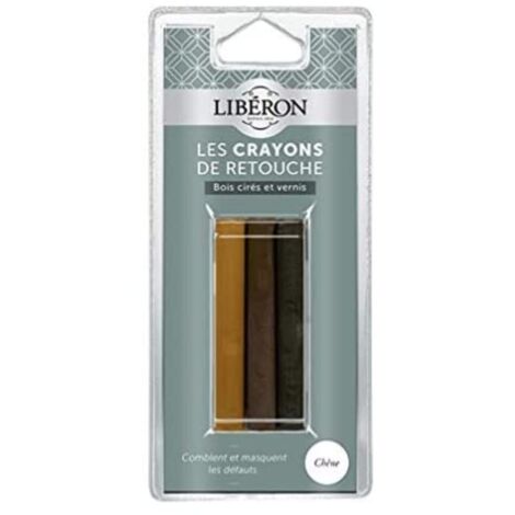 Liberon - Matita per ritocchi, riparazione legno, rovere, 30 ml