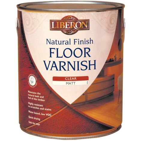 Liberon Natural Finish Floor Varnish Clear Ma