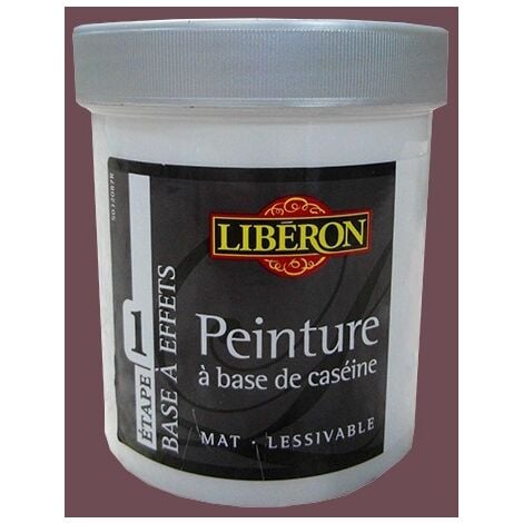 LIBÉRON Peinture à base de Caséine 0,5L Rose stylé 0,5 L - Rose stylé