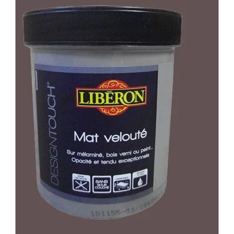 LIBÉRON Peinture Design Touch 0,5L Taupe Mat velouté 0,5 L