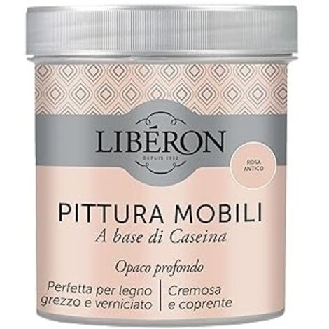 LIBERON - PITTURA MOBILI A BASE DI CASEINAOPACO PROFONDO ROSA ANTICO 500ML