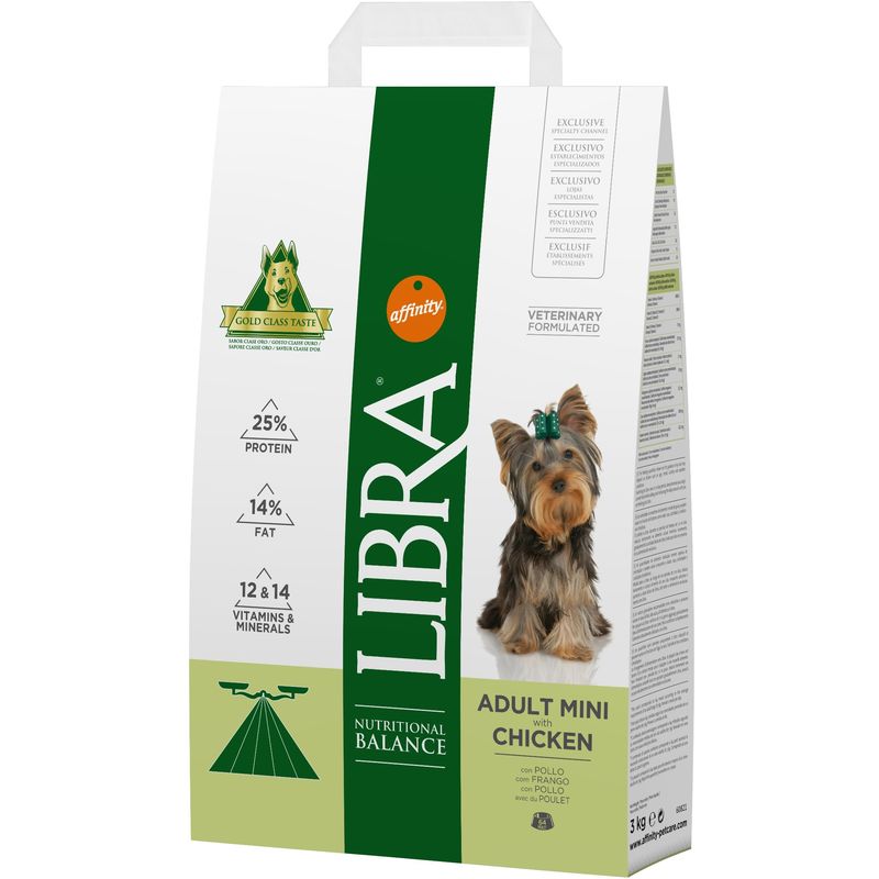 

Pienso perros Libra dog mini con pollo 3 kg