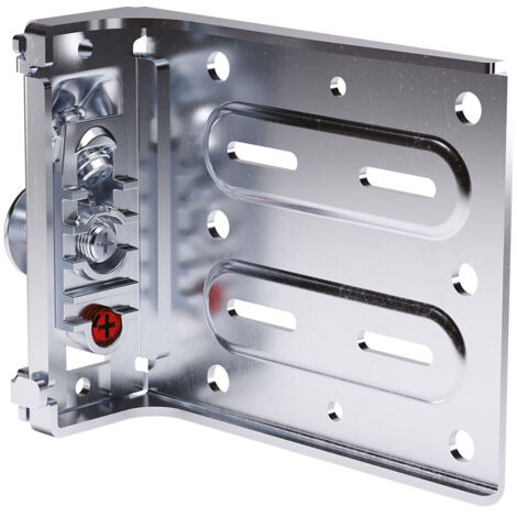 Libra H-11 Placa Colgador Doble Cuerpo  - LIBRA H11 - Colgador extra fino antidescolgamiento para muebles suspendidos
